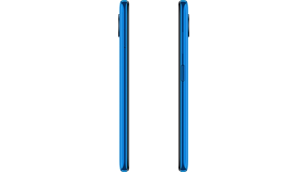Điện thoại Xiaomi POCO X3 6GB/64GB Xanh Dương mặt cạnh bên
