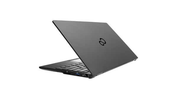 Laptop Fujitsu UH-X i5-1135G7 13.3 inch 4ZR1C14469 mặt lưng nghiêng trái