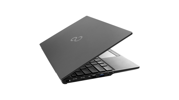 Laptop Fujitsu UH-X i5-1135G7 13.3 inch 4ZR1C14469 mặt lưng nghiêng phải
