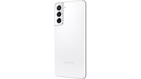 Điện thoại Samsung Galaxy S21 8GB/128GB Bạc mặt lưng nghiêng trái