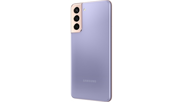 Điện thoại Samsung Galaxy S21 8GB/128GB Tím mặt lưng nghiêng trái
