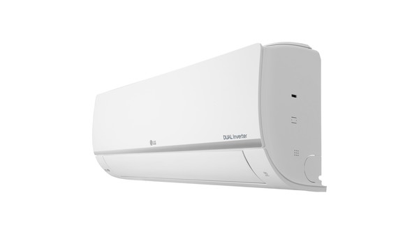 Máy lạnh LG Inverter 1.5 HP V13ENS1 mặt nghiêng trái cạnh bên