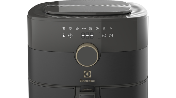 Nồi chiên không dầu Electrolux 5.3 lít E6AF1-520K nút điều chỉnh