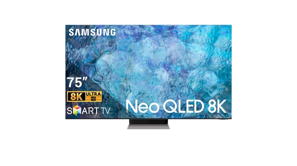 Smart Tivi Neo QLED Samsung 8K 75 inch QA75QN900AKXXV mặt chính diện