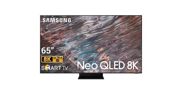 Smart Tivi Neo QLED Samsung 8K 65 inch QA65QN800AKXXV mặt chính diện
