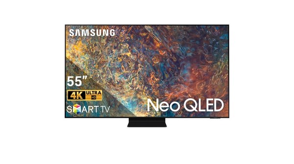 Smart Tivi Neo QLED Samsung 4K 55 inch QA55QN90AAKXXV mặt chính diện