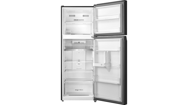 Tủ lạnh Toshiba Inverter 338 lít GR-RT440WE-PMV(06)-MG mặt chính diện cửa mở