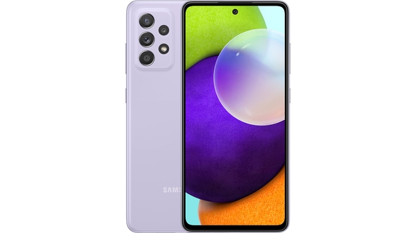 Điện thoại Samsung Galaxy A52 4G 8GB/128GB Tím mặt chính diện trước sau