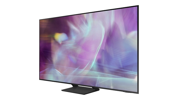 Smart Tivi QLED Samsung 4K 55 inch QA55Q60AAKXXV mặt nghiêng phải