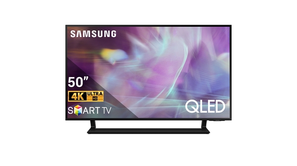 Smart Tivi QLED Samsung 4K 50 inch QA50Q60AAKXXV mặt chính diện