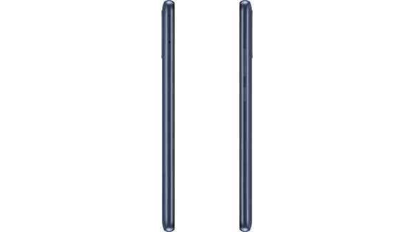 Điện thoại Samsung Galaxy A02s 64GB Xanh mặt cạnh bên