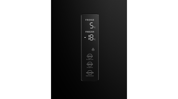 Tủ lạnh Toshiba Inverter 294 lít GR-RB385WE-PMV(30)-BS bảng điều khiển