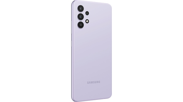 Điện thoại Samsung Galaxy A32 4G 128GB Tím mặt lưng nghiêng trái