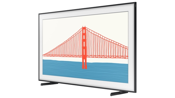 Smart Tivi The Frame QLED Samsung 4K 65 inch QA65LS03AAKXXV mặt nghiêng phải