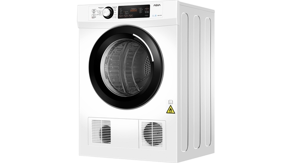 Máy sấy quần áo Aqua 7 kg AQH-V700F.W mặt nghiêng phải