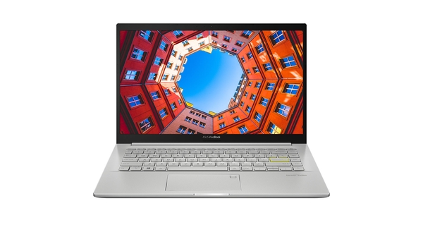 Laptop Asus Vivobook 14 M413 R5-4500U 14 inch M413IA-EK338T mặt chính diện