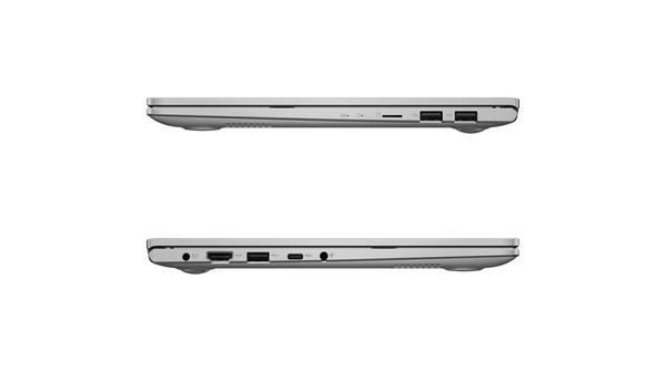 Laptop Asus Vivobook 14 M413 R5-4500U 14 inch M413IA-EK338T mặt cạnh bên, cổng kết nối