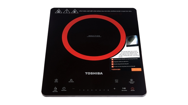 Bếp điện từ Toshiba IC-20S2PV mặt nghiêng