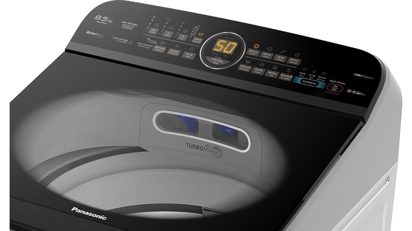 Máy giặt Panasonic Inverter 9.5 kg NA-FD95X1LRV bảng điều khiển