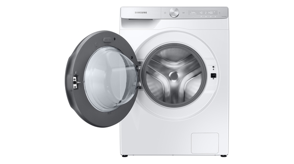 Máy giặt Samsung Inverter 9 kg WW90TP44DSH mặt chính diện cửa mở