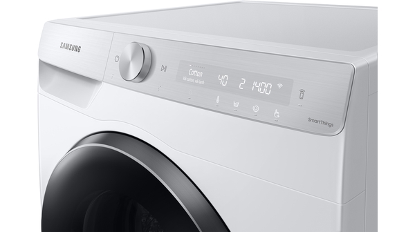 Máy giặt Samsung Inverter 9 kg WW90TP44DSH bảng điều khiển nghiêng