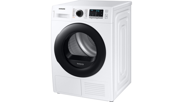 Máy sấy bơm nhiệt Samsung 9 kg DV90TA240AE/SV mặt nghiêng phải