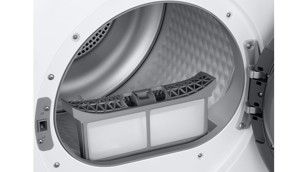 Máy sấy bơm nhiệt Samsung 9 kg DV90TA240AE/SV lồng giặt