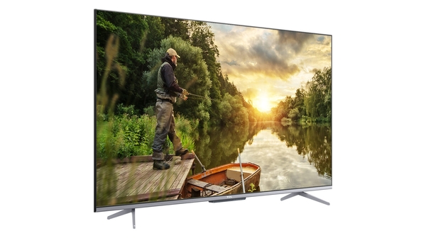 Android Tivi TCL 4K 43 inch 43P725 mặt nghiêng trái