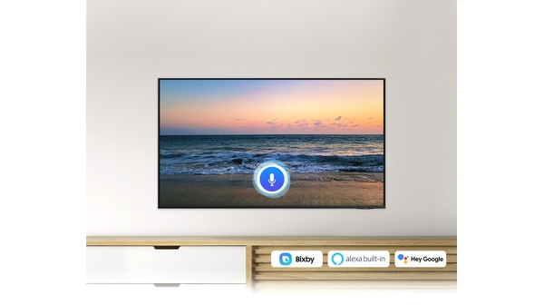 Smart Tivi Samsung Crystal UHD 4K 50 inch UA50AU8000KXXV trợ lý giọng nói