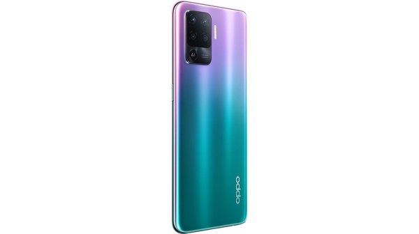 Điên thoại OPPO A94 8GB/128GB Tím mặt lưng nghiêng trái