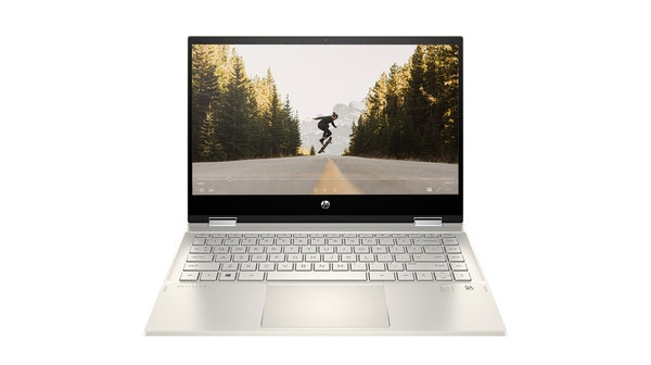 Laptop HP Pavilion X360 14-DW1018TU i5-1135G7 14 inch 2H3N6PA mặt chính diện