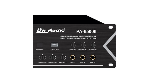 Vang liền công suất BN Audio PA-6500II cổng kết nối
