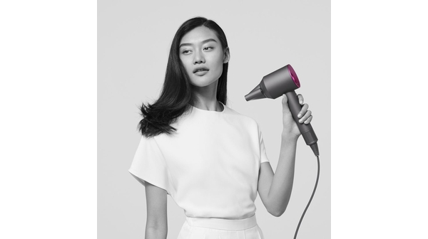 Máy sấy tóc Dyson HD03 Đen/Xám Bạc Đầu sấy suôn