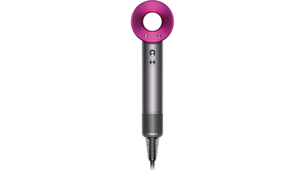 Máy sấy tóc Dyson HD03 Kim loại/Hồng Fuchsia mặt chính diện