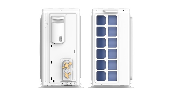 Máy lạnh Casper Inverter 1 HP GC-09IS32 cục nóng mặt cạnh bên