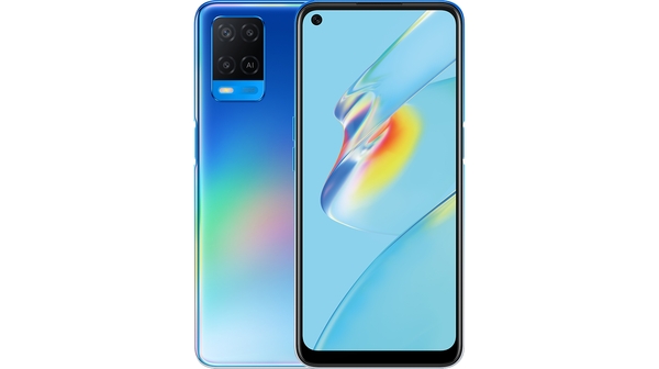 Điên thoại OPPO A54 4GB/128GB Xanh mặt chính diện trước sau
