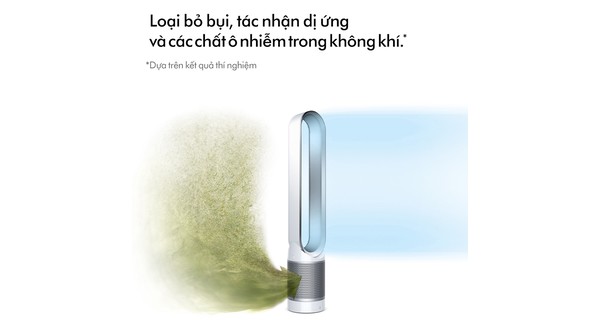 Máy lọc không khí Dyson TP00 loại bỏ bụi và tác nhân gây dị ứng