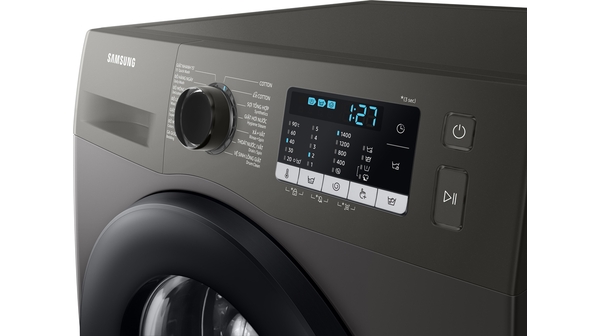 Máy giặt Samsung Inverter 9.5 kg WW95TA046AX/SV bảng điều khiển nghiêng