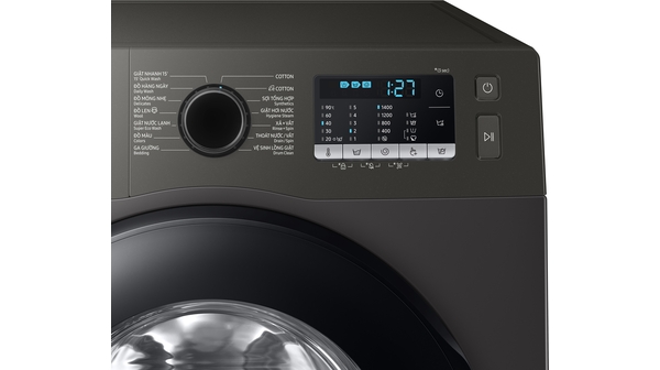 Máy giặt Samsung Inverter 9.5 kg WW95TA046AX/SV bảng điều khiển