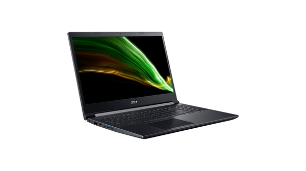 Laptop Acer Aspire 7 A715-42G-R4ST R5-5500U 15.6 inch NH.QAYSV.004 mặt nghiêng trái