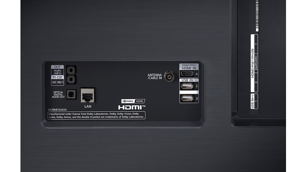 Smart Tivi OLED LG 4K 77 inch OLED77C1PTB cổng kết nối