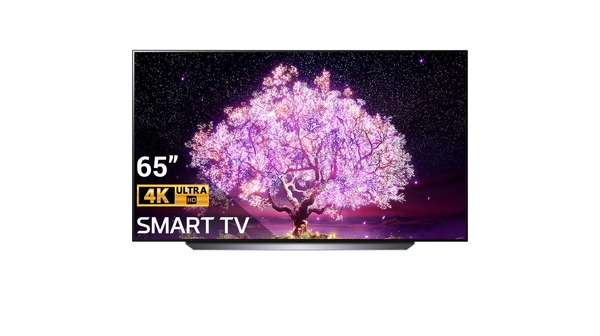 Smart Tivi OLED LG 4K 65 inch OLED65C1PTB mặt chính diện