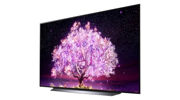 Smart Tivi OLED LG 4K 65 inch OLED65C1PTB mặt nghiêng trái