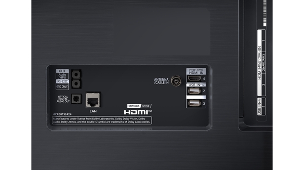 Smart Tivi OLED LG 4K 65 inch OLED65C1PTB cổng kết nối