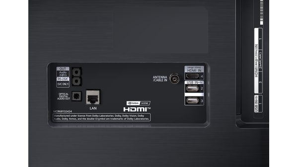 Smart Tivi OLED LG 4K 48 inch OLED48C1PTB cổng kết nối