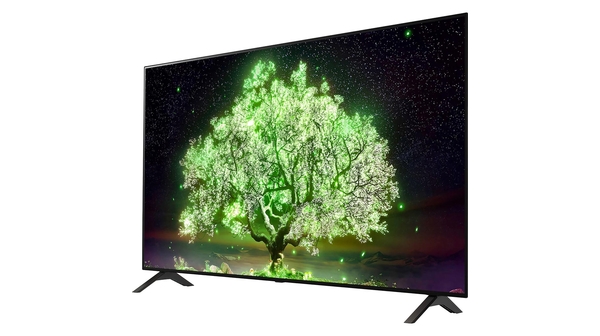 Smart Tivi OLED LG 4K 55 inch OLED55A1PTA mặt nghiêng trái