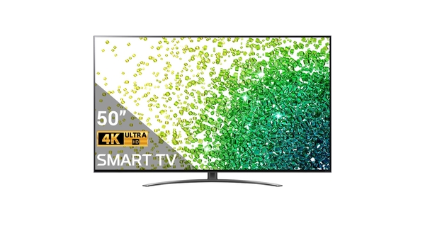 Smart Tivi NanoCell LG 4K 50 inch 50NANO86TPA mặt chính diện