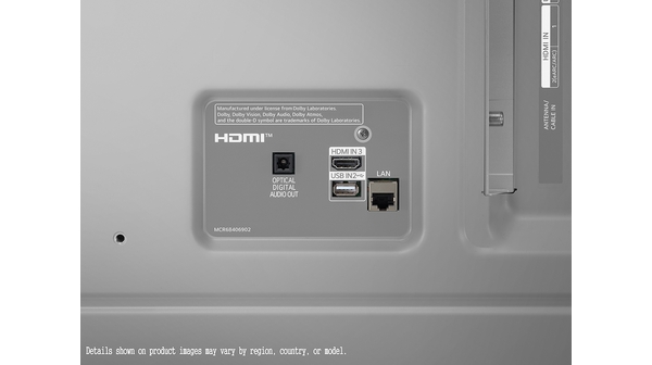 Smart Tivi NanoCell LG 4K 43 inch 43NANO77TPA cổng kết nối