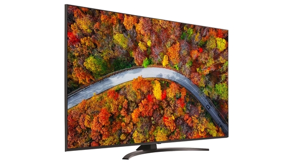 Smart Tivi LG 4K 65 inch 65UP8100PTB mặt nghiêng phải