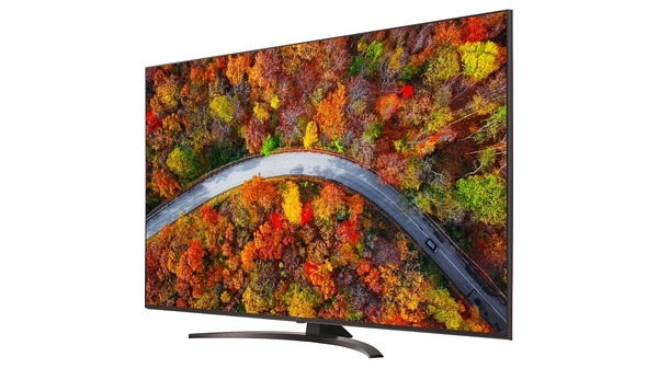 Smart Tivi LG 4K 65 inch 65UP8100PTB mặt nghiêng trái